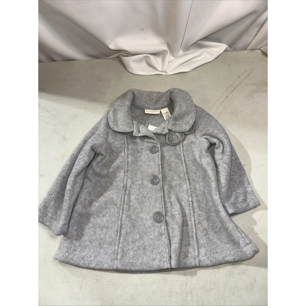 First Impressions Infant Pea Coat Jacket Gray Button Up 18 Months Months Macy's
